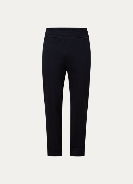 Moncler Straight fit joggingbroek met steekzakken - voorkant 4 donkerblauw