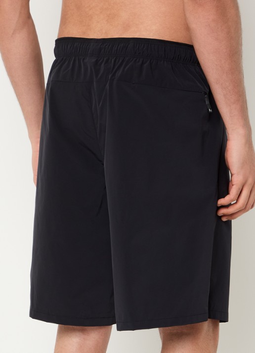 Moncler Straight fit korte broek met steekzakken - achterkant zwart