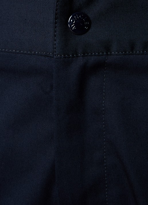 Moncler Straight fit pantalon met steekzakken - detail 4 donkerblauw