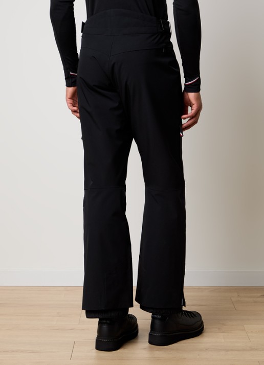 Moncler Straight fit skibroek met ritszakken - achterkant 7 zwart
