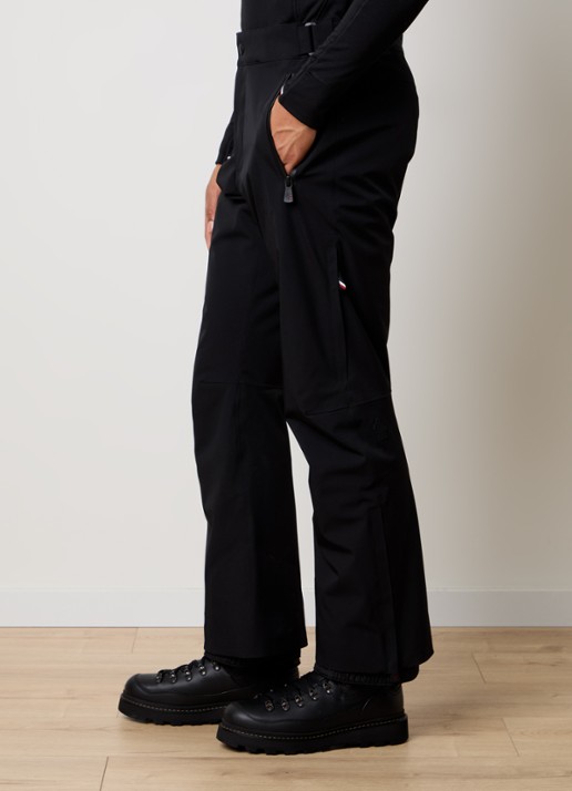 Moncler Straight fit skibroek met ritszakken - detail 4 zwart