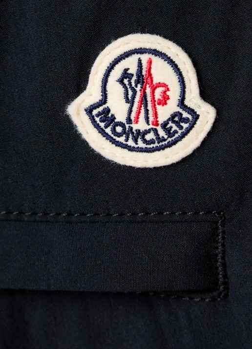 Moncler Straight fit trackpants met trekkoord en steekzakken - detail 5 zwart