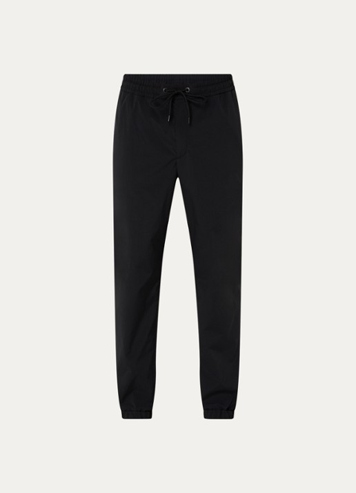 Moncler Straight fit trackpants met trekkoord en steekzakken - voorkant zwart
