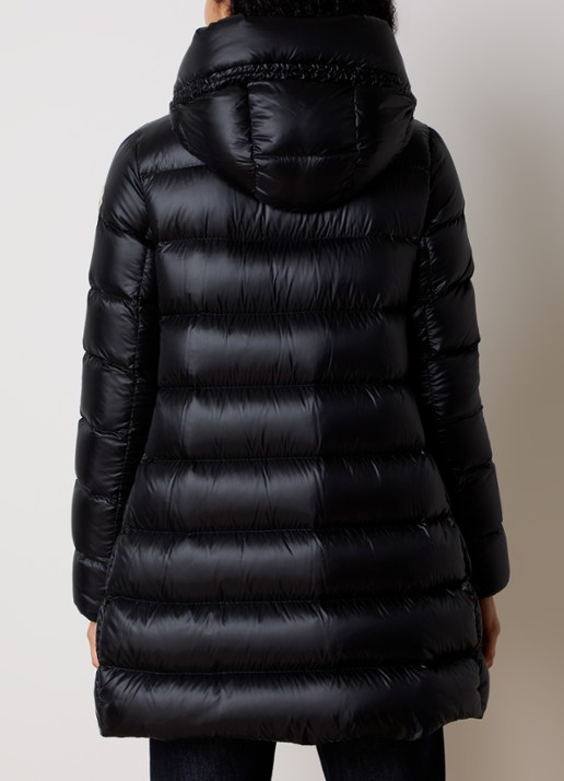Moncler Suyenne gewatteerde parka met donsvulling - achterkant 6 zwart