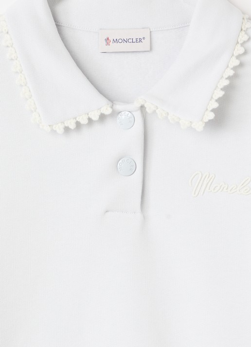 Moncler Sweater met polokraag - detail 3 lichtblauw