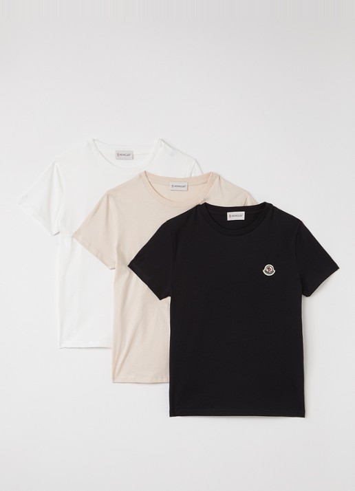 Moncler T-shirt in 3-pack