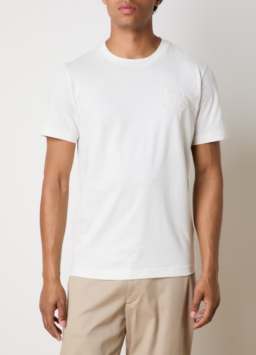 Moncler T-shirt met 3D logo