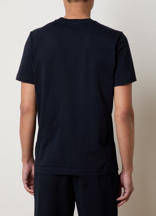Moncler T-shirt met logo - achterkant 5 donkerblauw