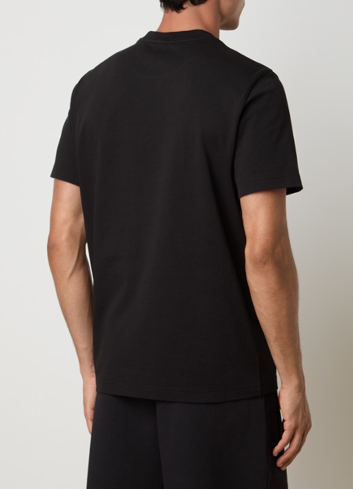 Moncler T-shirt met logo - achterkant zwart