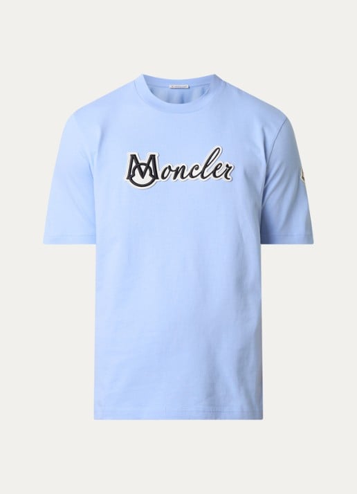 Moncler T-shirt met logoborduring