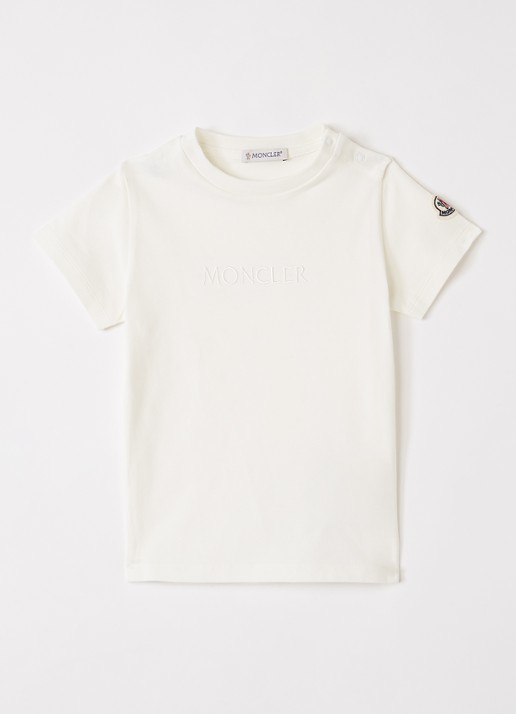 Moncler T-shirt met logoborduring