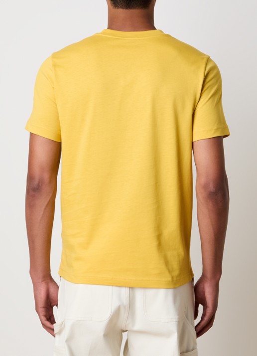 Moncler T-shirt met logoprint - achterkant 5 mosterd