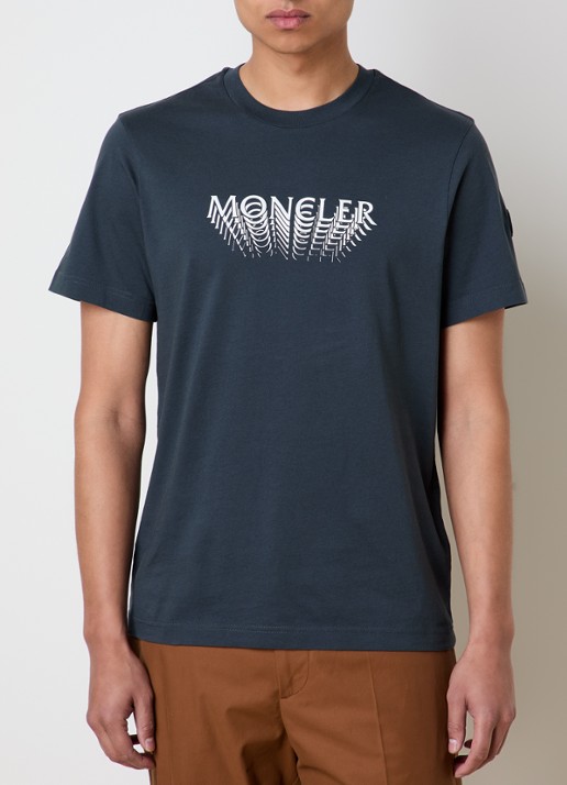 Moncler T-shirt met logoprint