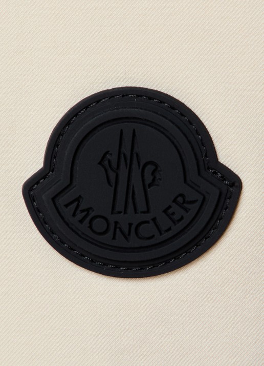 Moncler Tapered fit trackpants met trekkoord en steekzakken - detail 6 beige