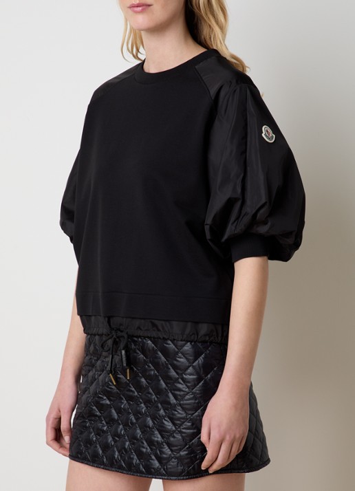 Moncler Top met strikdetail en pofmouw