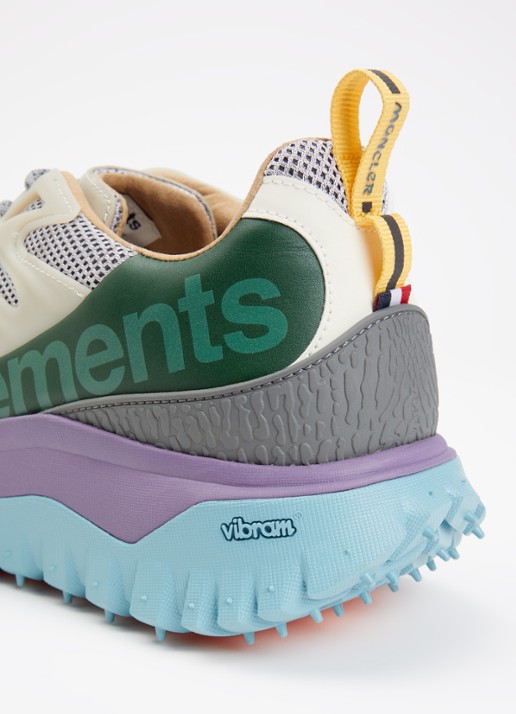 Moncler Trailgrip Amoeba sneaker met leren details - detail 5 beige