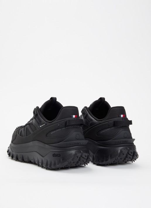 Moncler Trailgrip Gore-Tex sneaker met leren details - achterkant 3 zwart