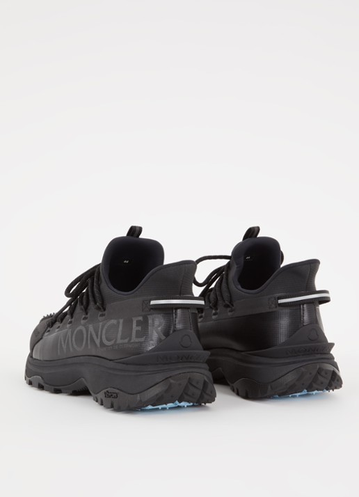 Moncler Trailgrip Lite 2 sneaker met logo - achterkant 3 zwart
