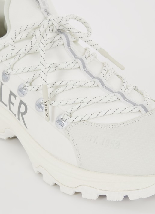 Moncler Trailgrip Lite 2 sneaker met logo - detail 6 gebroken wit