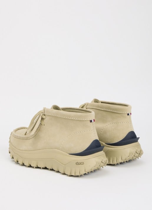 Moncler  Trailgrip Wallabee GTX veterboot van suède - achterkant 5 beige