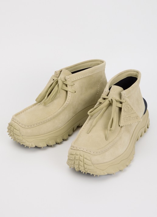 Moncler  Trailgrip Wallabee GTX veterboot van suède - detail 2 beige
