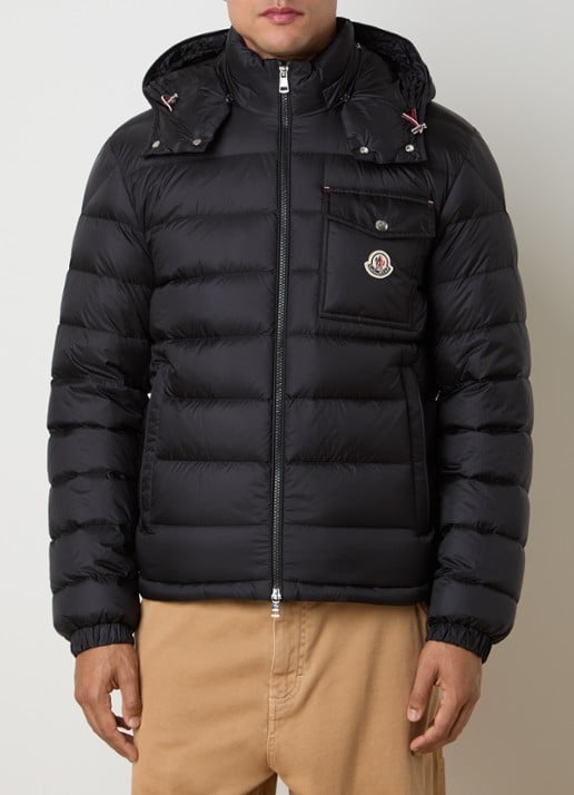Moncler Verith pufferjack met donsvulling en afneembare capuchon