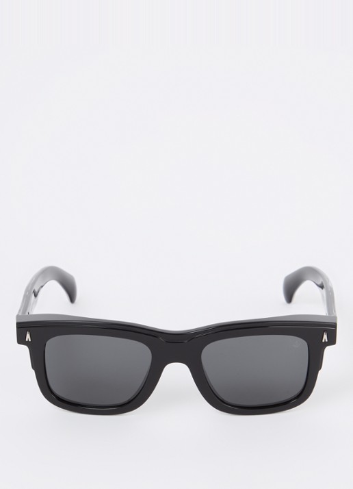 Moncler Wayfarer zonnebril ME6004 - detail 2 zwart
