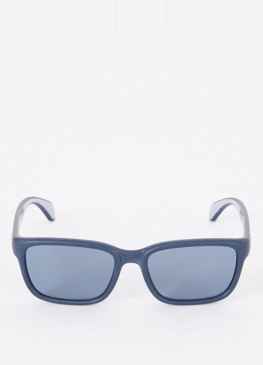 Moncler Wayfarer zonnebril ME8002 - detail 2 staalblauw