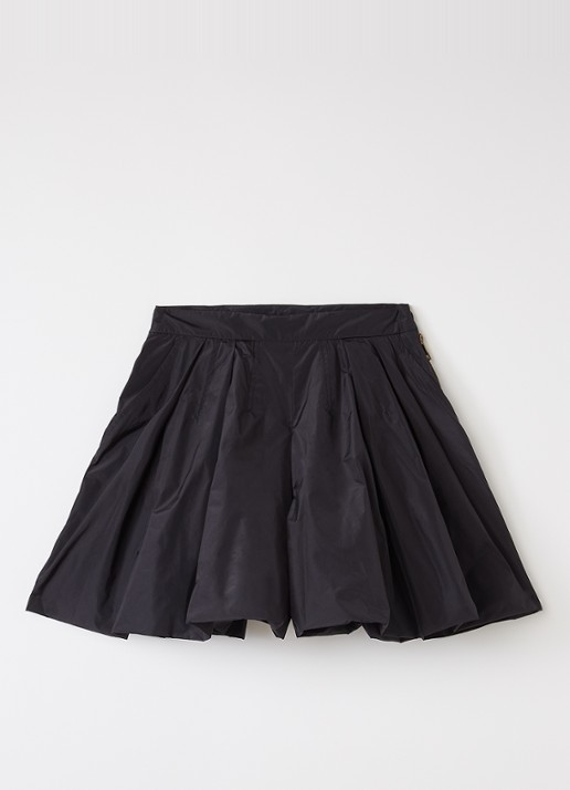 Moncler Wide fit korte broek met logoborduring