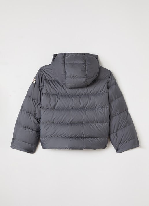 Moncler Xhante gewatteerd jack met donsvulling - achterkant 3 donkergrijs