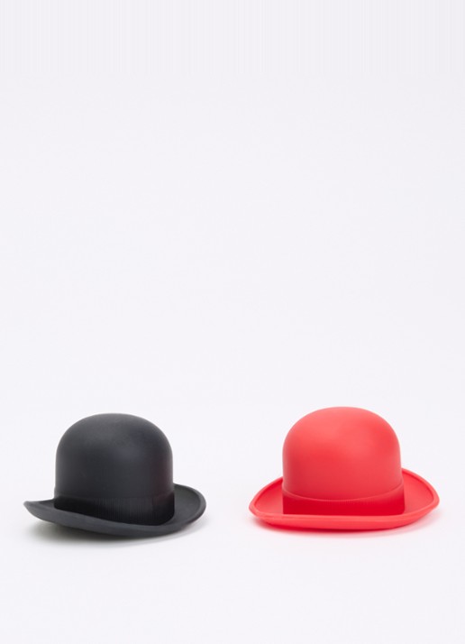 Monkey Business Bowler wijnstopper set van 2 - voorkant 4 zwart