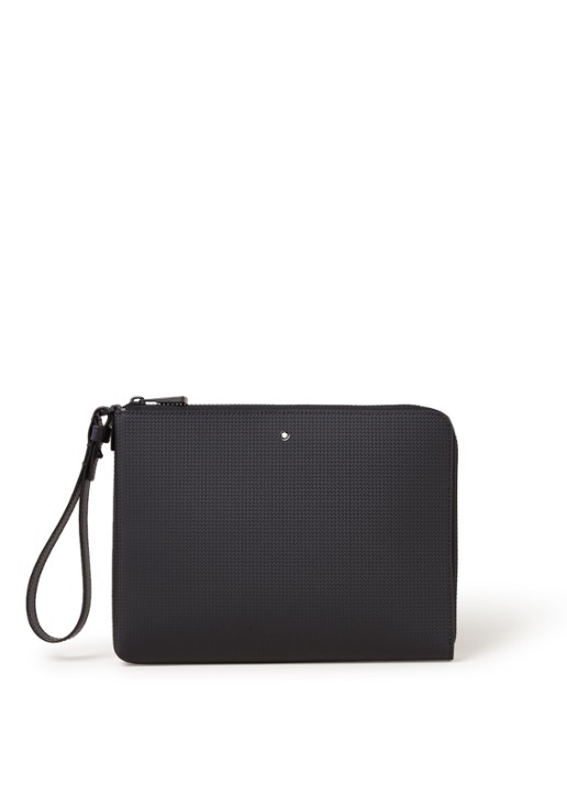 Montblanc Extreme 2.0 M businesstas van leer - voorkant zwart