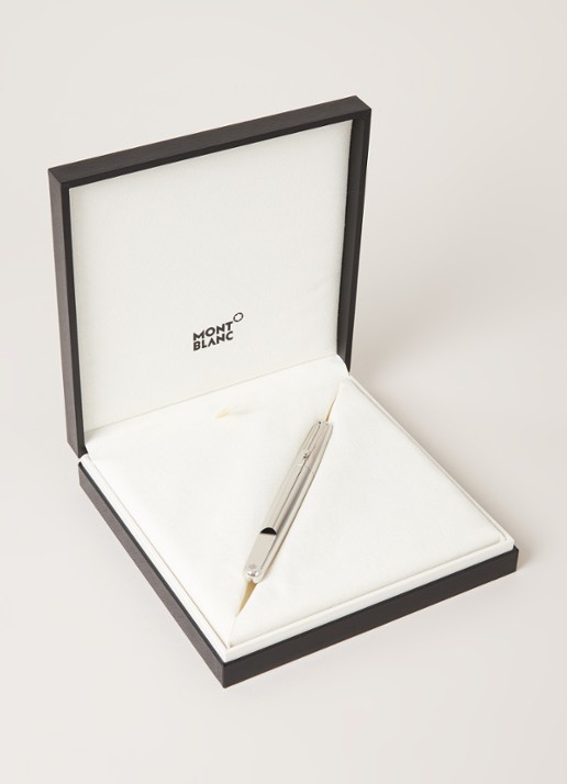 Montblanc M RED Signature vulpen - detail 3 zilver