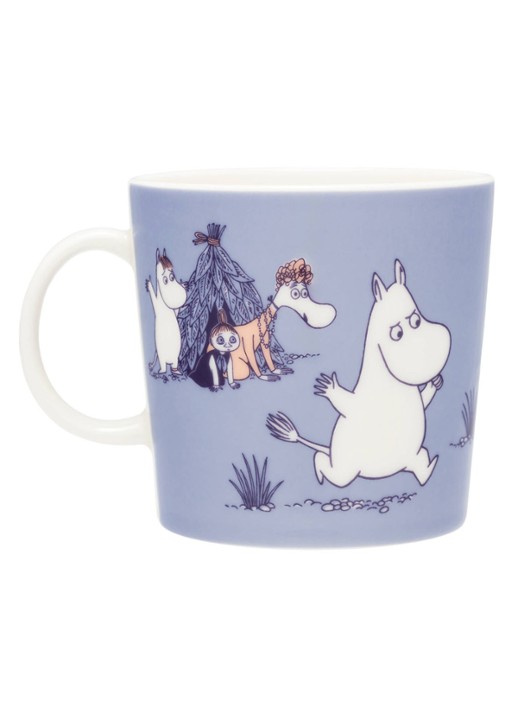Moomin Arabia Moomin ABC B mok 40 cl - voorkant 2 lila