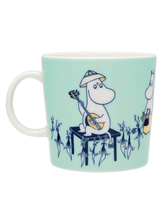 Moomin Arabia Moomin ABC Q mok 40 cl - voorkant 2 blauw