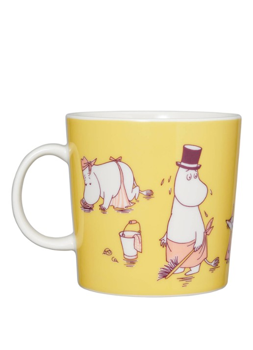 Moomin Arabia Moomin ABC R mok 40 cl - voorkant 2 geel