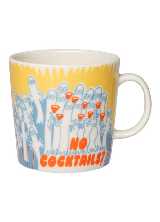 Moomin Arabia Moomin Feestwachtrij mok 40 cl - voorkant 3 geel