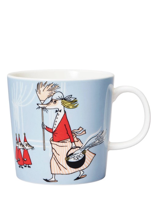 Moomin Arabia Moomin Fillyjonk kopje 30 cl - voorkant blauwgrijs