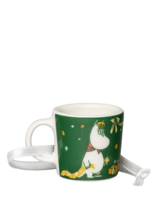 Moomin Arabia Moomin Gift of Love hanger 3,1 cm - voorkant 2 donkergroen