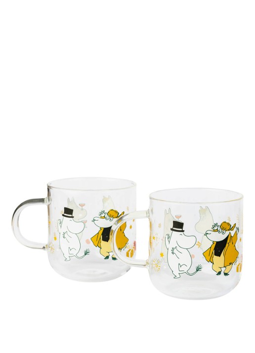 Moomin Arabia Moomin Gift of Love kopje 30 cl set van 2 - detail 4 gebroken wit