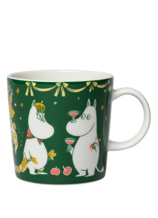 Moomin Arabia Moomin Gift of Love kopje 30 cl - voorkant 2 donkergroen