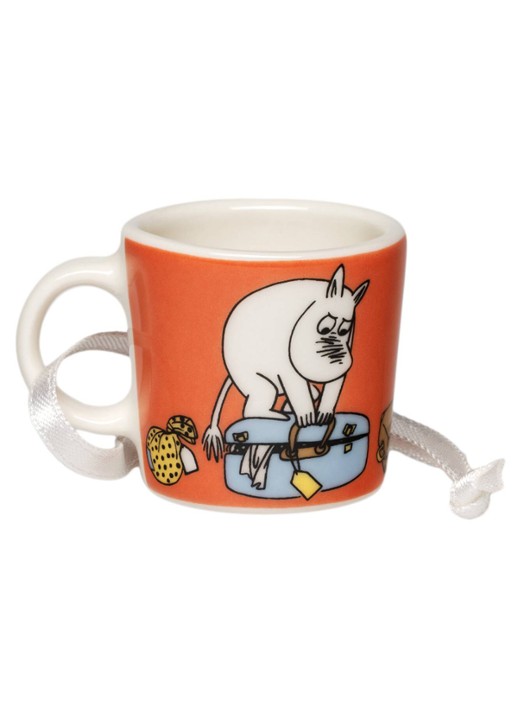 Moomin Arabia Moomin Holiday Rush kopje  - voorkant 2 oranje