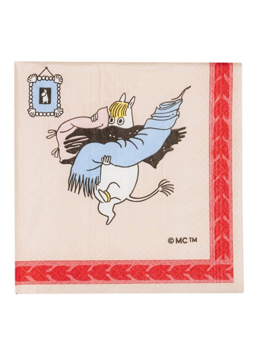 Moomin Arabia Moomin Holiday Rush servet 33 cm