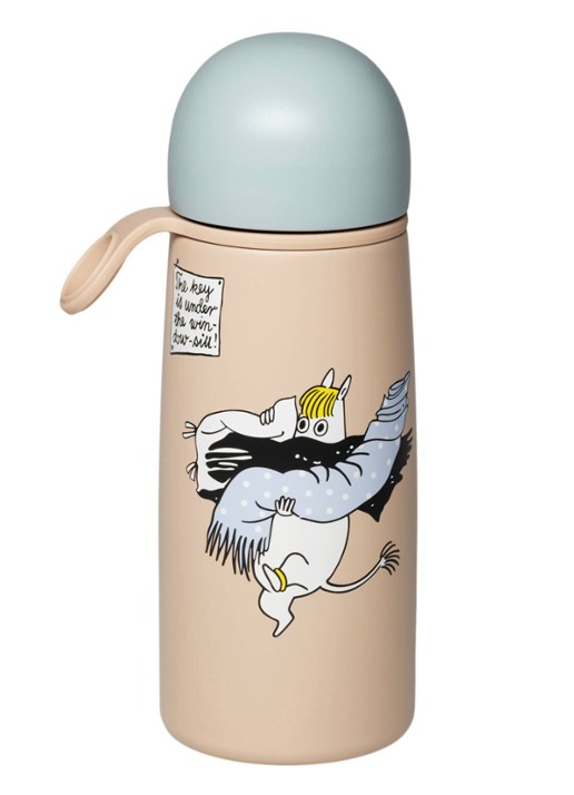 Moomin Arabia Moomin Holiday Rush thermosbeker 45 cl - voorkant 2 beige