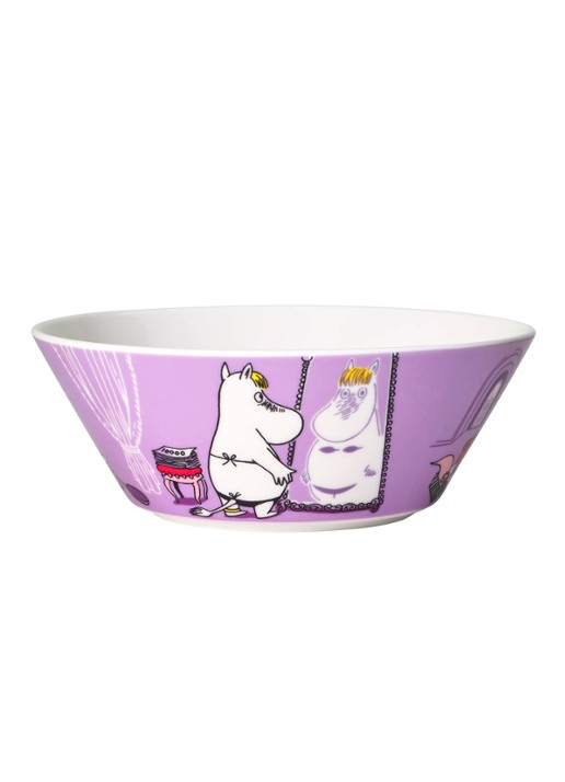 Moomin Arabia Moomin Snorkmaiden kom 15 cm - achterkant 3 lila