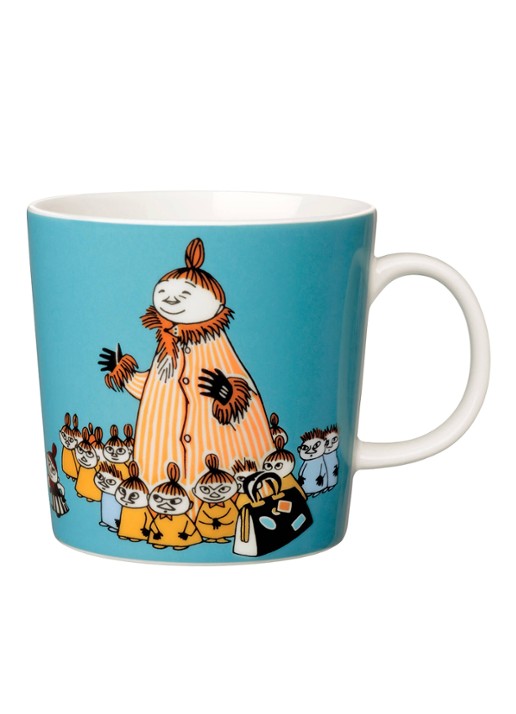 Moomin Arabia Mymble's moeder Moomin kopje 30 cl - voorkant aquablauw