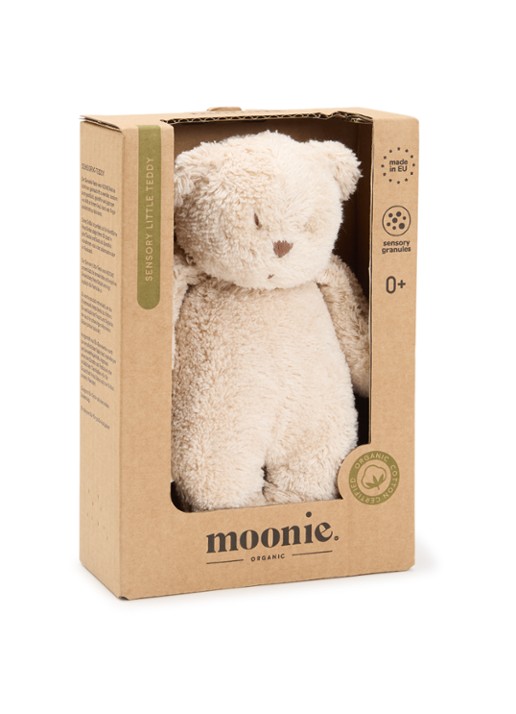 Moonie Sensory Little Teddy knuffel 20 cm
