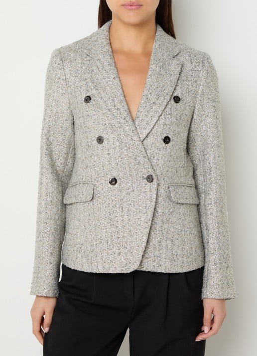 Mos Mosh Belize blazer met klepzakken