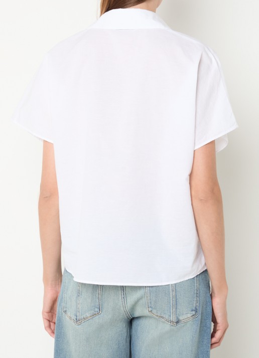 Mos Mosh MMBiana blouse met ruches - achterkant 2 wit