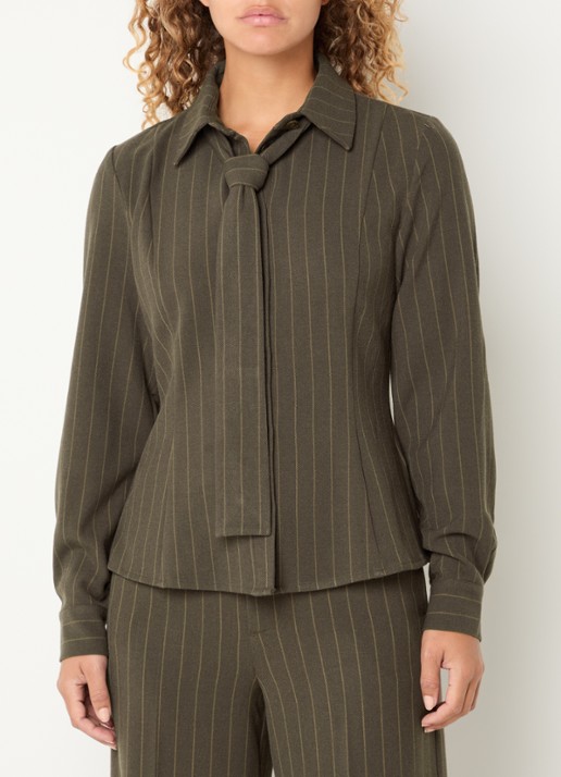 Mos Mosh MMCalvi York blouse met streepprint